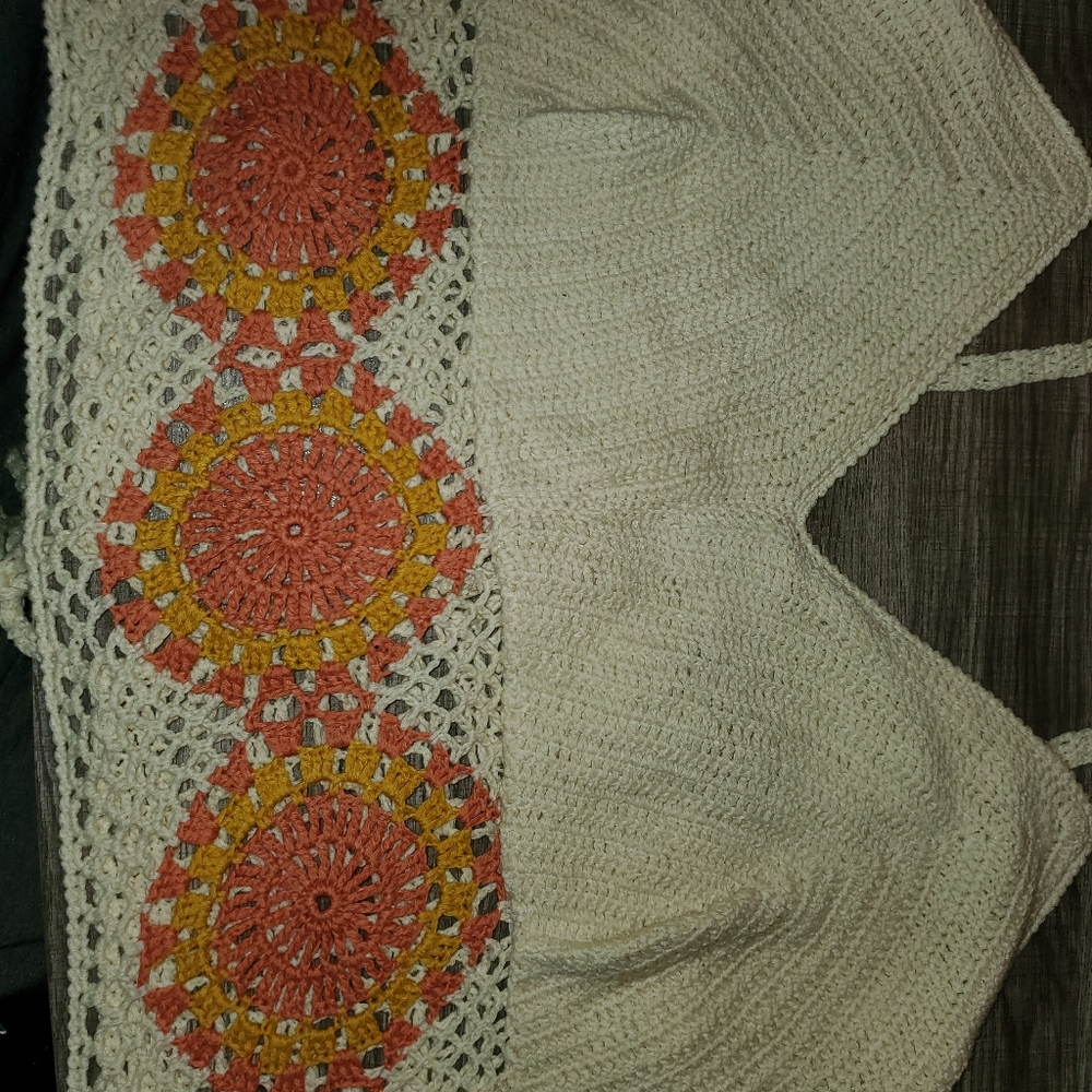 Ashley Stewart crochet tank top 26 #0147